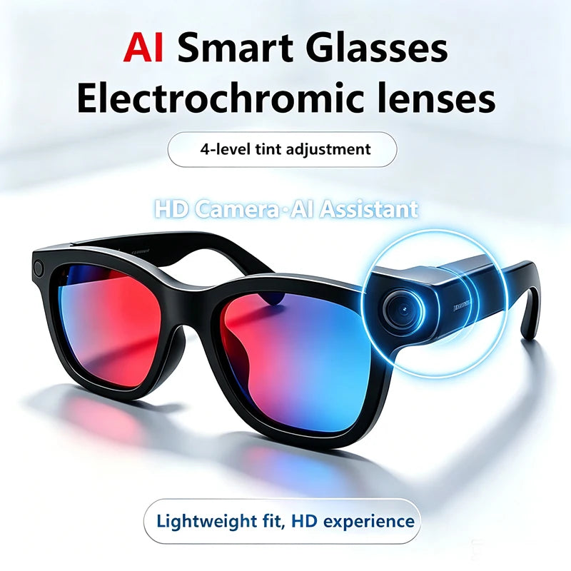 Smart Bluetooth Camera Glasses With HD Video & Audio