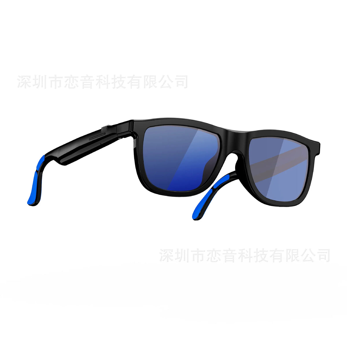 Blue Color Smart Bluetooth Camera Glasses With HD Video & Audio