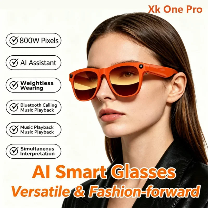 AI Smart Camera Sunglasses With Bluetooth Calling