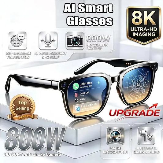AI Smart Camera Sunglasses With Bluetooth Calling