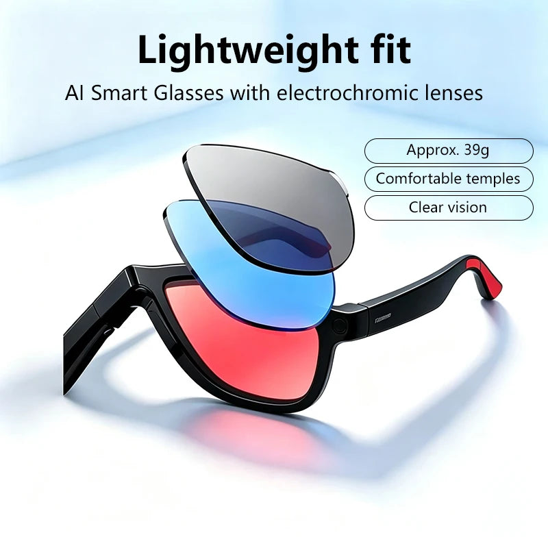 Smart Bluetooth Camera Glasses With HD Video & Audio