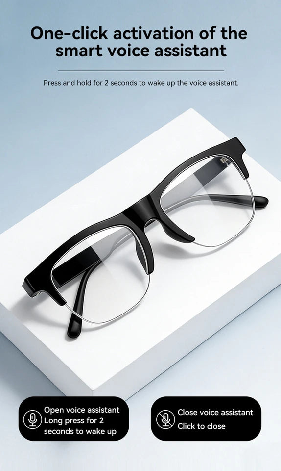 AI Smart Camera Glasses 8K – Bluetooth Audio & Calls