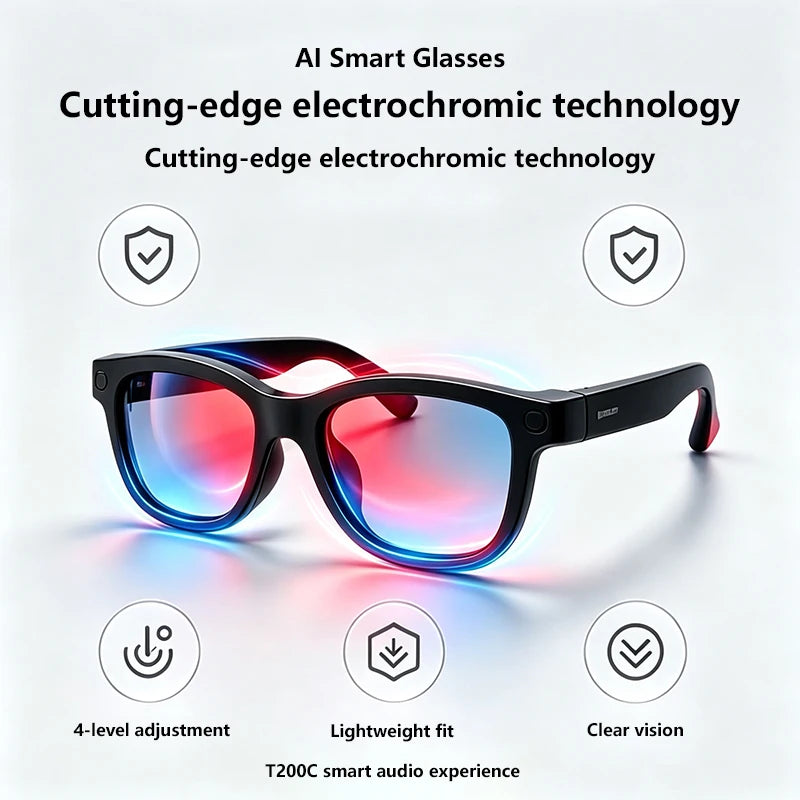 Smart Bluetooth Camera Glasses With HD Video & Audio