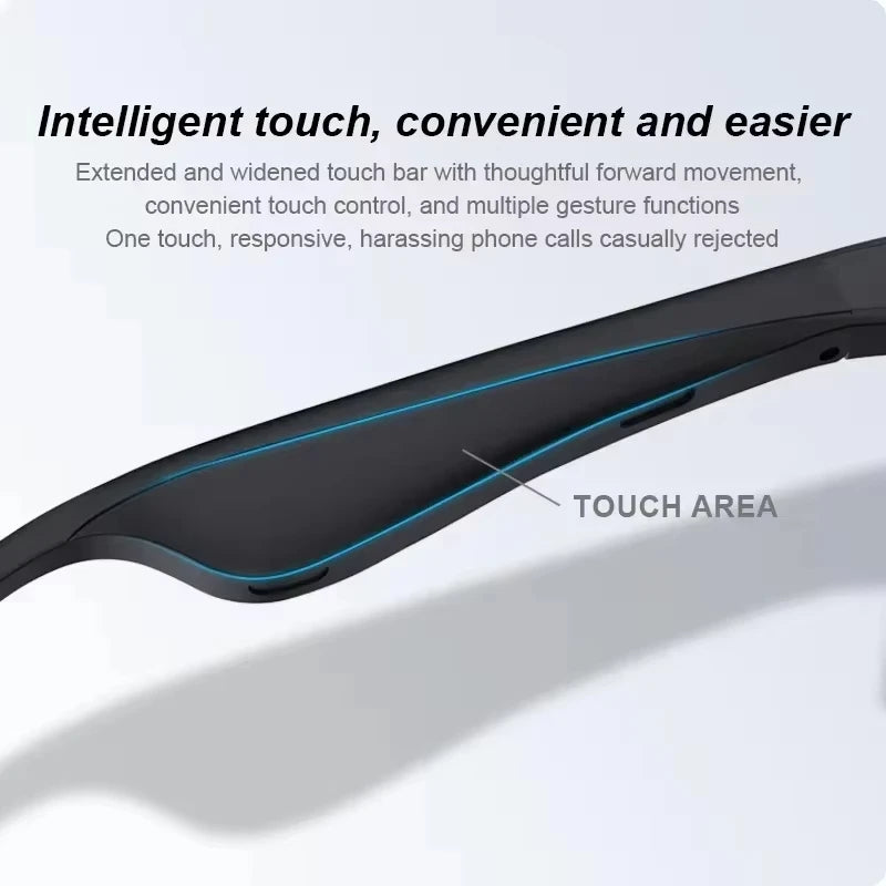 Smart Bluetooth Audio Glasses – Calls, Music & Voice Control