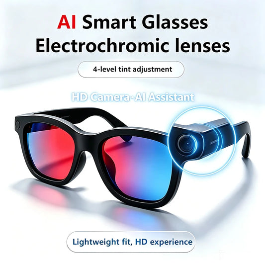 Smart Bluetooth Camera Glasses With HD Video & Audio